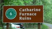 PICTURES/Chancellorsville Battlefield/t_Catharine Furnace Ruins Sign.JPG